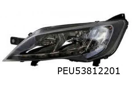 Fiat Ducato /Peugeot Boxer (6/14-) Koplamp Links zwart (LED DRL) OES! 1631998880