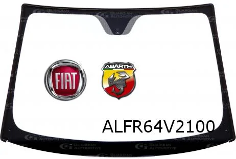 Fiat 500 (9/07-) voorruit (incaps) (groen / geluidwerend) Origineel! 51871748