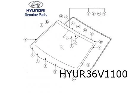 Hyundai Ioniq (10/16-9/19) voorruit (lane keeping assist) Origineel! 86111G2130
