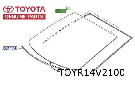 Toyota Prius (3/12-) voorruit (groen/acoustic/regen-/lichtsensor/Head Up Display) Origineel! 561014E920