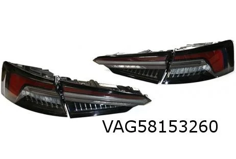 Audi A5 (10/16-1/20) achterlichtset L+R (binnen+buiten) (dynamisch knipperlicht) (donker) OES! 8W6052100
