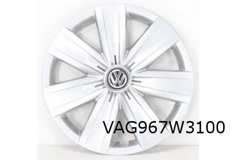 Volkswagen T-cross/T-roc wieldeksel 16" (YTI chroom / zwart / zilver) Origineel! 2GA601147YTI