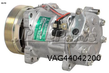 Volkswagen T5 (7/03-10/09) (1.9TDi 63Kw. / 77Kw. / / 2.0i / 3.2V6) compressor AC (Sanden SD7H15) OES! 7H0820805D