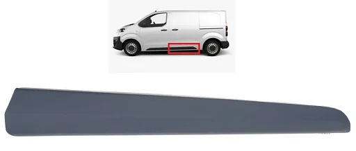Citroën/Peugeot/Opel/Toyota zijwandlijst Links (te spuiten) (L1 = wielbasis 2925) Origineel! 1616322280