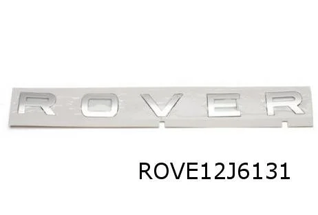 Range Rover Sport (5/05-10/17) embleem tekst "Rover" Links op motorkap (Titaan zilver) Origineel! DAB500180MBJ