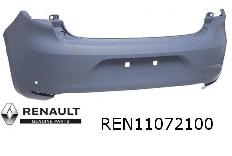 Renault Clio V (6/19-) achterbumper (bij PDC) (te spuiten) Origineel! 850224645R