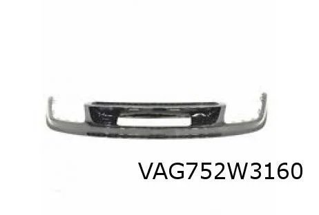 Volkswagen Touran (7/15-) Achterbumperspoiler (R-line) (standaard uitlaat) (041 zwart) Origineel! 5TA807568B041