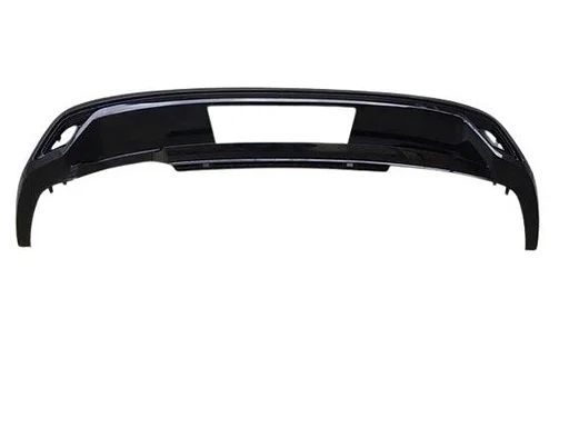 Volkswagen Touran (7/15-) Achterbumperspoiler (R-line) (dubbele uitlaat) (041 zwart) Origineel! 5TA807568C041