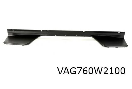 Volkswagen Amarok (9/10-) Afdekking achterbumper boven (9B9 satijnzwart) Origineel! 2H7807943C9B9
