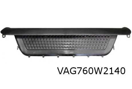 Volkswagen Amarok (9/10-) Treeplank op achterbumper (9B9 satijnzwart) Origineel! 2H7807502C9B9