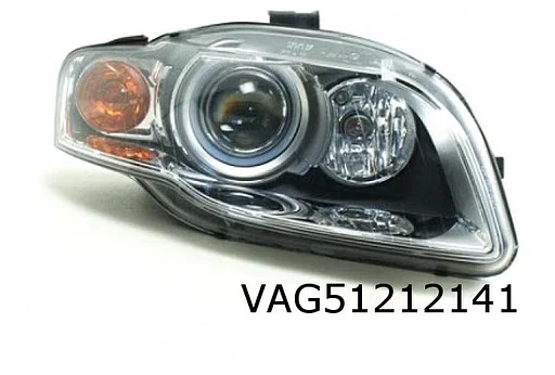Audi A4 (1/05-4/08) Koplamp Links (HID / D1S / oranje knipperlicht) Origineel! 8E0941029AS