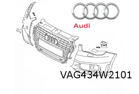 Audi A1 (6/10-1/15) (S-line) voorbumperhoek Links (te spuiten) Origineel! 8X0807065DGRU