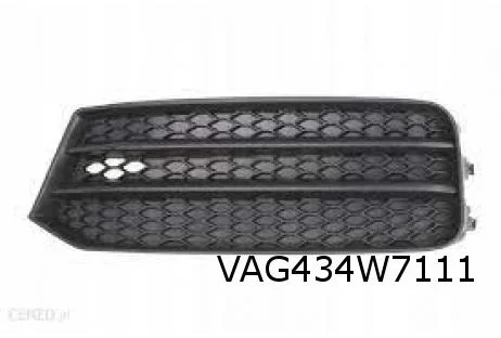 Audi A1 (1/15-11/18) voorbumpergrille Links (-ml) (9B9 satijnzwart) Origineel! 8XA807681B9B9