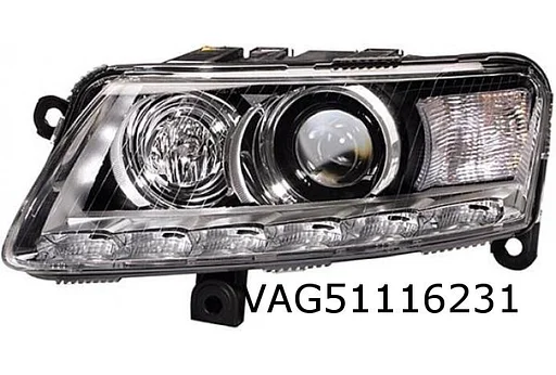 Audi A6 (-9/08) Koplamp Rechts Origineel! (HID / actieve bochtverlichting) 4F0941030DH