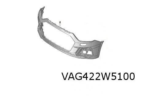 Audi A1 (11/18-) (GBA) voorbumper (S-line) (bij PDC) (GRU te spuiten) Origineel! 82A807065FGRU