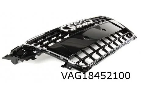 Audi A4 (1/08-4/12) grille (T94 glanszwart / chrome) Origineel! 8K0853651T94