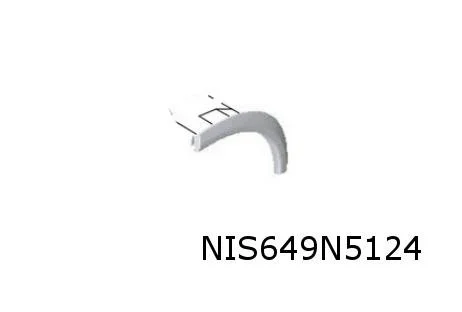 Nissan X-Trail (9/22-) Wielkuiplijst op Achterscherm Rechts Origineel! 788726RA0A