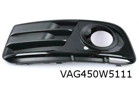 Audi Q5 (8/12-1/17) (8R) voorbumpergrille Links (bij ml) (ZDE satijnzwart / matzwart) Origineel! 8R0807681MZDE