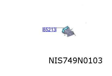 Nissan X-Trail (9/22-) Steun Achterbumperbalk Links (crashbox) Origineel! 852116RP0A