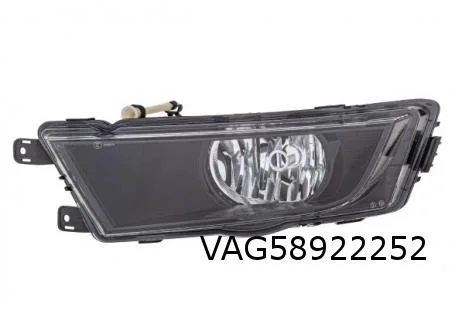 Skoda Octavia (3/13-3/17) Mistlamp Rechts zwart Origineel! 5E0941702E