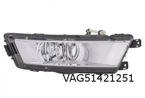 Skoda Rapid (11/12-) Mistlamp Links (ook statisch bochtlicht) Origineel! 5JA941701