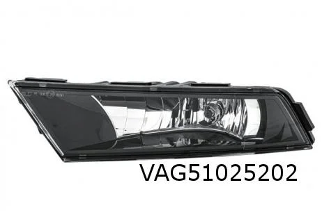 Skoda Superb (9/15-9/19) Mistlamp Rechts (halogeen) Origineel! 3V0941700