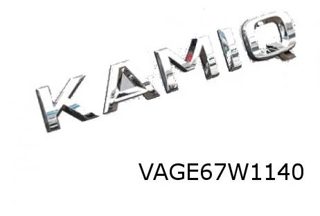 Skoda Kamiq (9/19-1/24) embleem tekst "KAMIQ" op achterklep Origineel! 6588536872ZZ