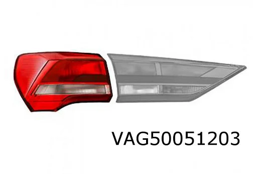 Audi Q3 (1/19-) Achterlicht Links buiten Origineel! 83A945069