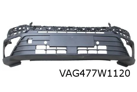 Volkswagen Crafter (9/16-) / MAN TGE (5/17-) voorbumper (bij PDC) (9B9 satijnzwart) Origineel! 7C0807217A9B9