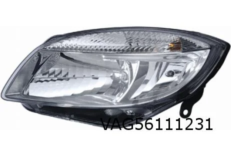 Skoda Fabia II/Roomster (-3/10) Koplamp Links (H4) Origineel! 5J1941017