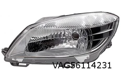 Skoda Fabia II/Roomster (3/10-) Koplamp Links (halogeen H4) Origineel! 5J1941017C