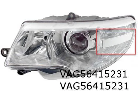 Skoda Superb (-9/13) Koplamp Links (HID / dynamische bochtverlichting) Origineel! 3T1941017E