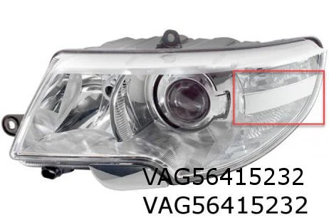 Skoda Superb (-9/13) Koplamp Rechts (HID / dynamische bochtverlichting) Origineel! 3T1941018E