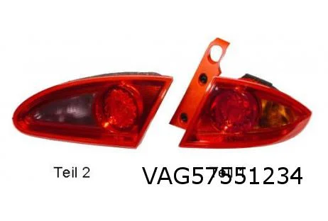 Volkswagen Up! (-8/16) Rückleuchte links Original! 1S0945095G