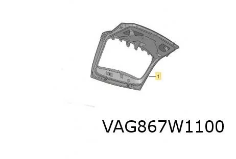 Skoda Kamiq (9/19-1/24) Achterklep Origineel! 658827023A