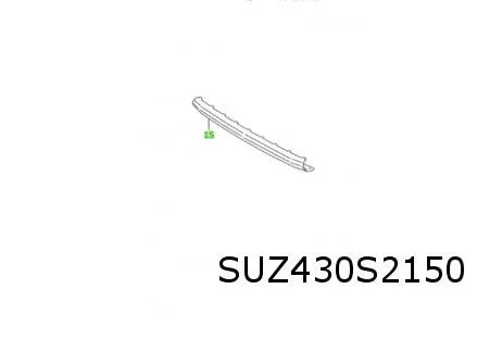 Suzuki S-Cross (1/22-) (JY / AKK) skidplate voorbumper (zilver) Origineel! 7177163T00PER