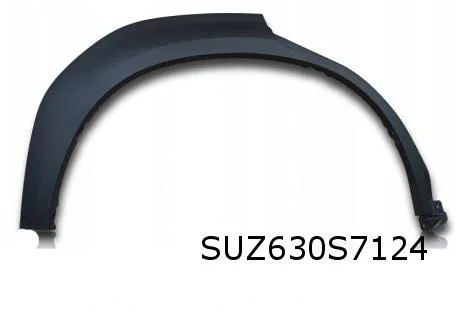 Suzuki S-Cross (1/22-) (JY / AKK) wielkuiplijst Rechts op achterscherm (zwart) Origineel! 77250633T005PK