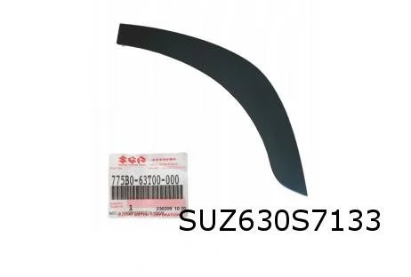 Suzuki S-Cross (1/22-) (JY / AKK) wielkuiplijst Links op achterportier (zwart) Origineel! 775B063T00
