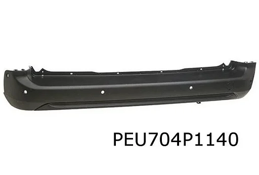 Peugeot/Citroen/Opel/Toyota (1/19-) Achterbumperdeel midden (bij PDC / BLIS) (zwart) Origineel! 1633557380
