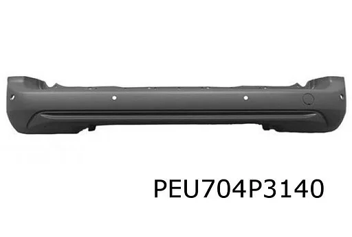 Peugeot/Citroen/Opel/Toyota (1/19-) Achterbumperdeel midden (bij PDC / BLIS) (te spuiten) Origineel! 1633557880