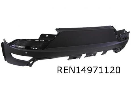 Mitsubishi ASX / Renault Captur II achterbumper (bij PDC) zwart Origineel! 850B24277R