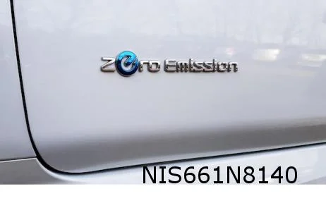 Nissan Leaf / e-NV200 / Townstar embleem tekst "Zero Emission" Links/Rechts Origineel!  808923NK0A