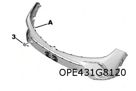 Opel Grandland (8/21-) Voorbumper (te spuiten) Origineel! 984013141T