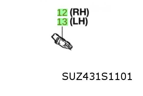 Suzuki Across (9/20-) (A5Z) voorbumpersteun Links buiten Origineel! T525364208