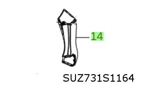 Suzuki Across (9/20-) (A5Z) achterbumperhoek Rechts (te spuiten) Origineel! T521614294400