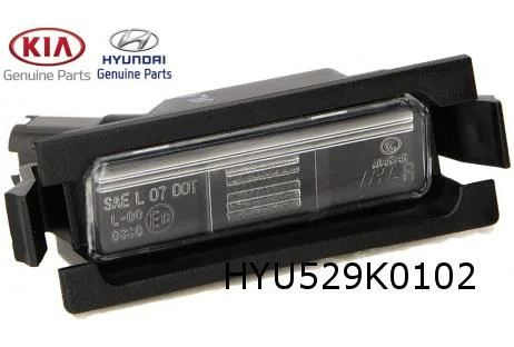 Hyundai / Kia kentekenplaatverlichting Rechts (cmplt.) Origineel! 925021H500