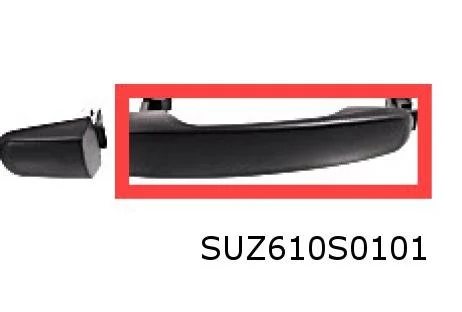 Suzuki Alto RF (4/02-12/06) portiergreep Links zwart Origineel! 8280281A045PK RESTPARTIJ!