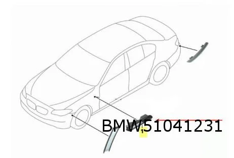 Bmw 5-serie Sedan (4/10-1/17) (F10) zijknipperlicht Links LED OES 2BM010387051 RESTPARTIJ!