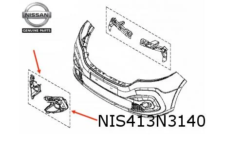 Nissan NV300 (8/16-2/22) (X82) mistlampsteunset Links+Rechts Origineel! 269110307R RESTPARTIJ!
