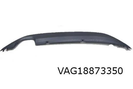 Volkswagen Golf VII (10/12-2/17 ) Achterbumperonderspoiler (dubbele uitlaat) Origineel! 5G6807568D9B9 RESTPARTIJ!